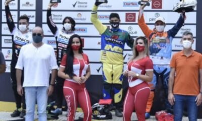 3 atletas de Poços sobem ao pódio na Copa América de Downhill