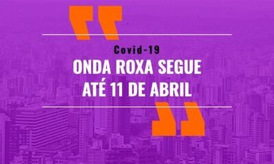 POÇOS DE CALDAS SEGUE NA ONDA ROXA ATÉ 11/04