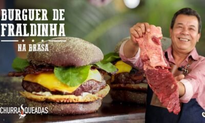 Hambúrguer de Fraldinha na Churrasqueira | Churrasqueadas