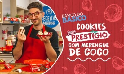 Cookie Prestígio com Merengue de Coco - Receitas Nestlé