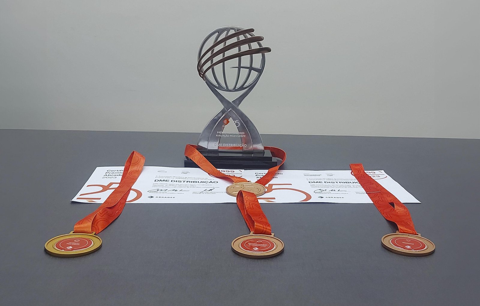 DMED conquista primeiro lugar na categoria Avaliação pelo Cliente do Prêmio ABRADEE 2023