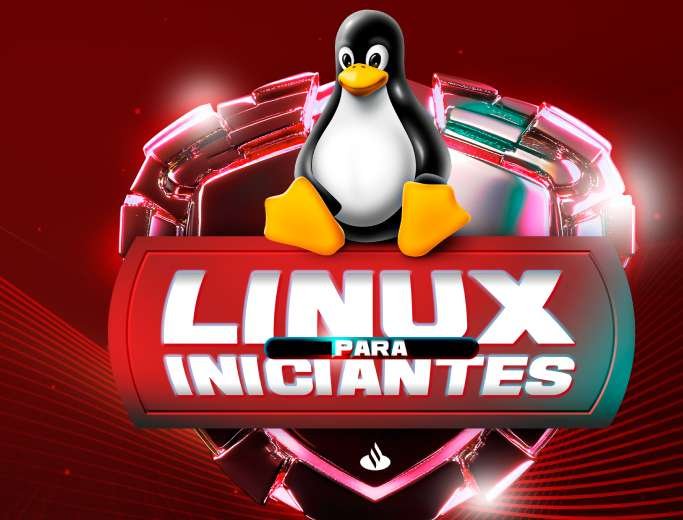 O Santander Open Academy, em parceria com a DIO, plataforma gratuita de educação e empregabilidade tech, lançam o curso Linux para Iniciantes / Divulgação: Santander 