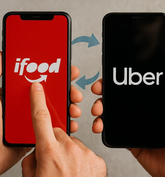 iFood e Uber firmam parceria estratégica e integram seus aplicativos