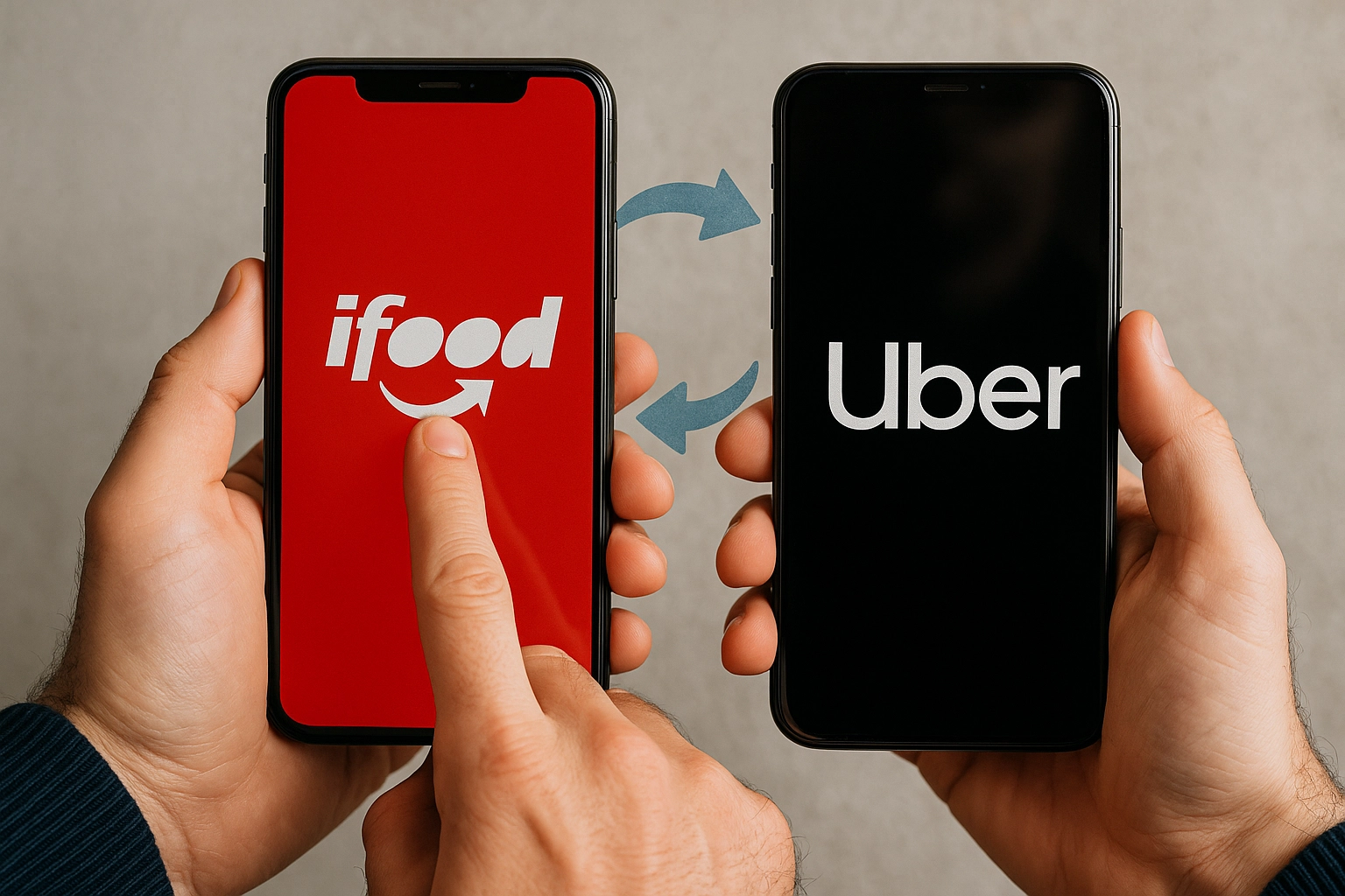 iFood e Uber firmam parceria estratégica e integram seus aplicativos